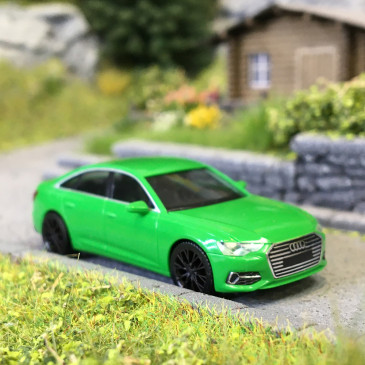 Audi A6, limousine, kyalami vert - HERPA 420297-003 - HO 1/87