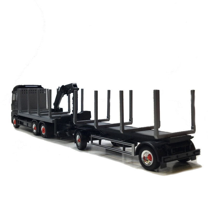 Mercedes Benz, Arocs '18 Bigspace, camion transport de bois, Jürgen Ehrmann Transporte - HERPA 320078 - HO 1/87