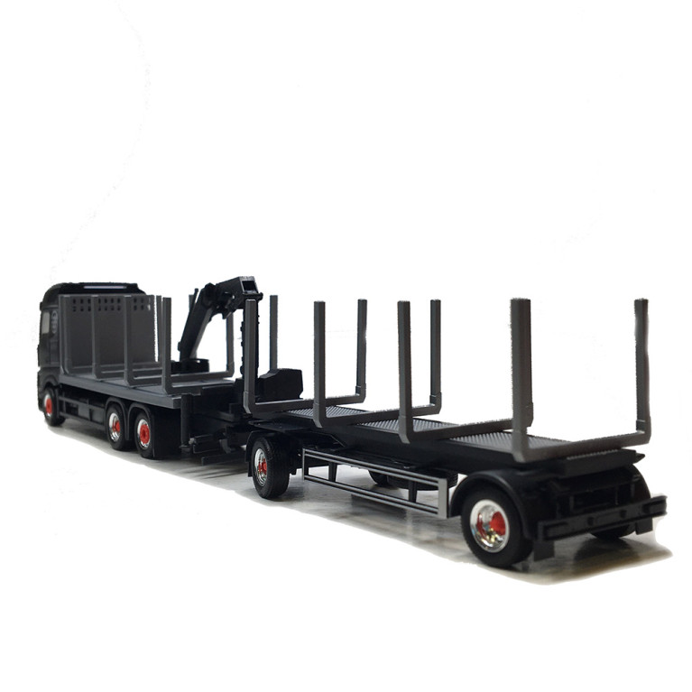 Mercedes Benz, Arocs '18 Bigspace, camion transport de bois, Jürgen Ehrmann Transporte - HERPA 320078 - HO 1/87