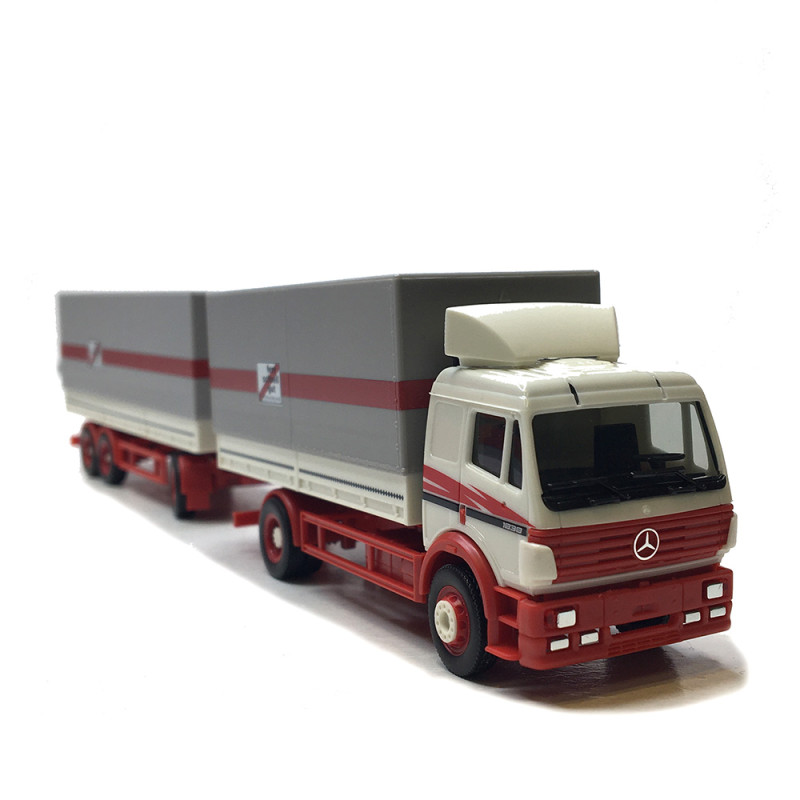 Mercedes Benz, SK 94, remorque bâché, fern-schnell-gut - HERPA 320146 - HO 1/87