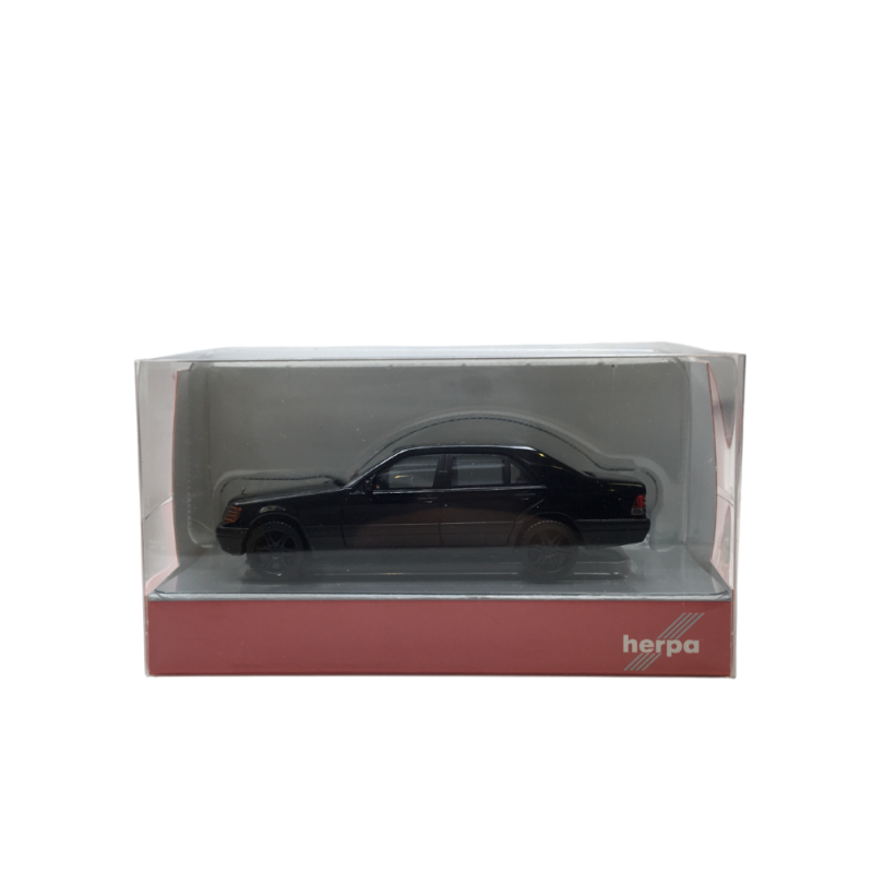 Mercedes Benz, 600 SEL V12, jantes brabus, noir - HERPA 020947-002 - HO 1/87