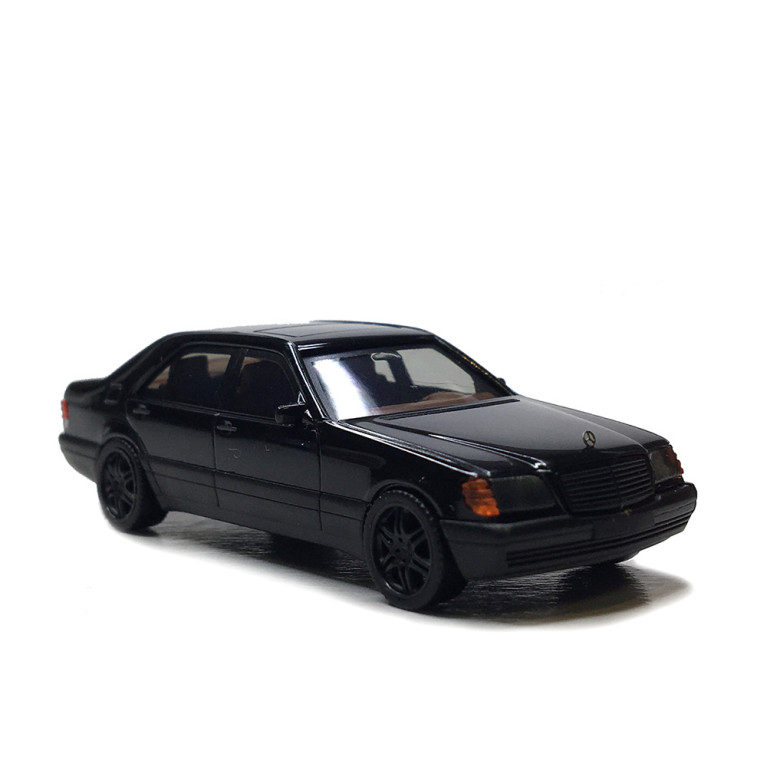 Mercedes Benz, 600 SEL V12, jantes brabus, noir - HERPA 020947-002 - HO 1/87