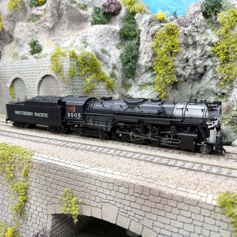 Locomotive à vapeur 2-8-4, Berkshire, N°3505, Southern Pacific, USA, Ep. III, digital son + fumée - TRIX 25983 - HO 1/87