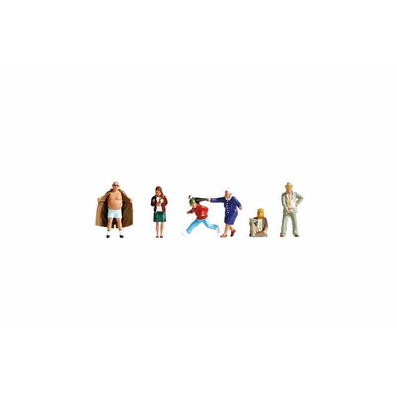 Modélisme HO : Figurines : Marché hebdomadaire II - Jeux et jouets