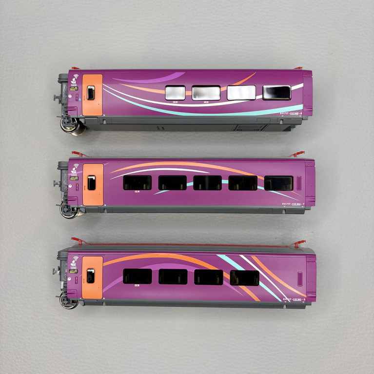 Complément Train à grande vitesse "Alvo", 3 éléments, Renfe - ELECTROTREN HE3002