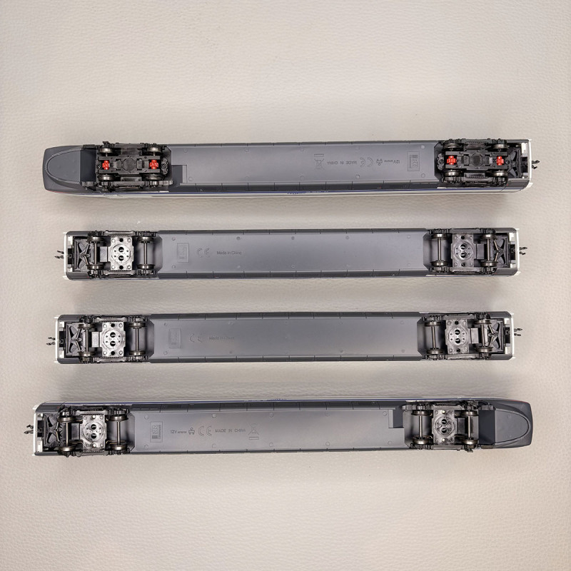 Train à grande vitesse pendulaire ETR 470 N°8, livrée d'origine, 4 éléments, Cisalpino- RIVAROSSI HR2963