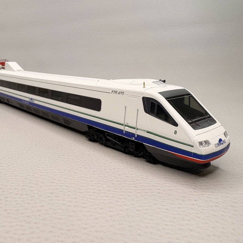 Train à grande vitesse pendulaire ETR 470 N°8, livrée d'origine, 4 éléments, Cisalpino- RIVAROSSI HR2963
