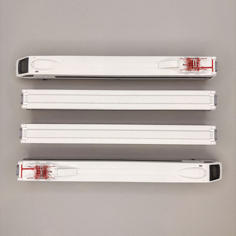 Train à grande vitesse pendulaire ETR 470 N°8, livrée d'origine, 4 éléments, Cisalpino- RIVAROSSI HR2963S