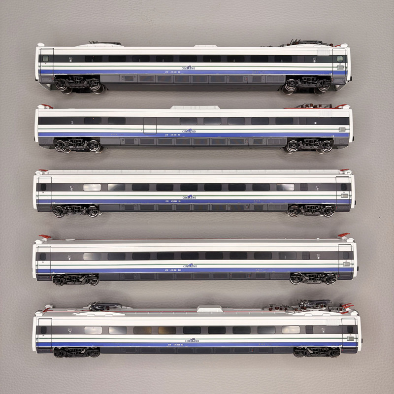 Complément ETR 470 N°8, livrée d'origine, 5 éléments, Cisalpino- RIVAROSSI HR3025