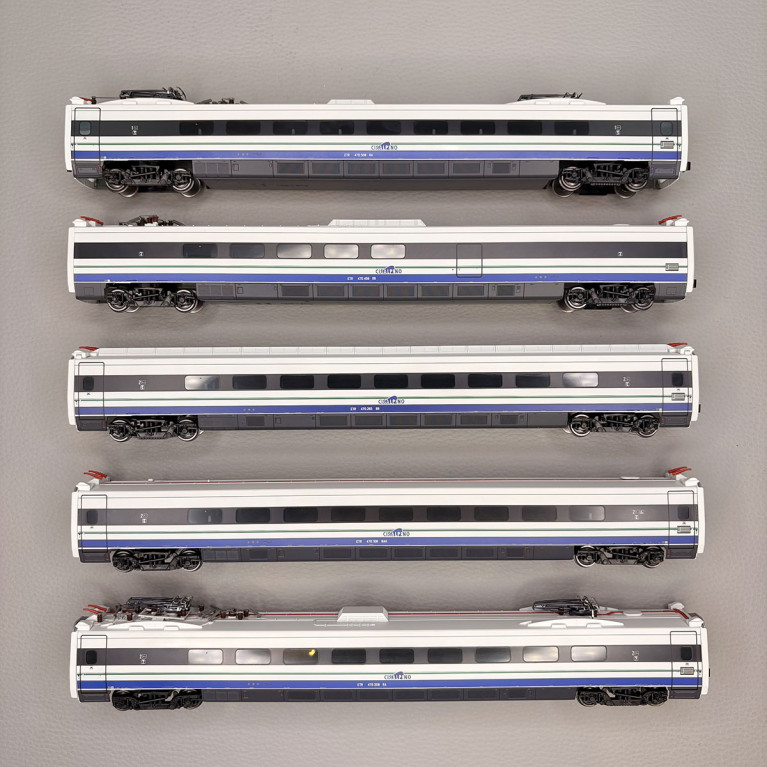 Complément ETR 470 N°8, livrée d'origine, 5 éléments, Cisalpino- RIVAROSSI HR3025