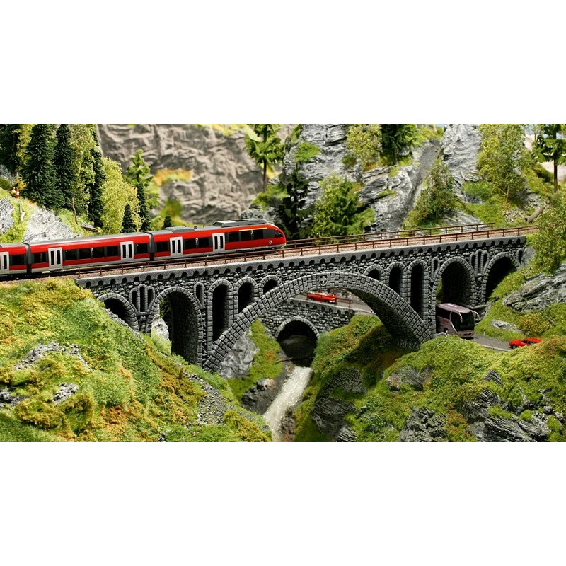 Flocage structuré, vert moyen, 5mm, 15g  - NOCH 07342 - Toutes échelles