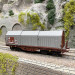 Wagon à toit télescopique type Shimmns, FS, Ep. V - BRAWA 51011 - HO 1/87