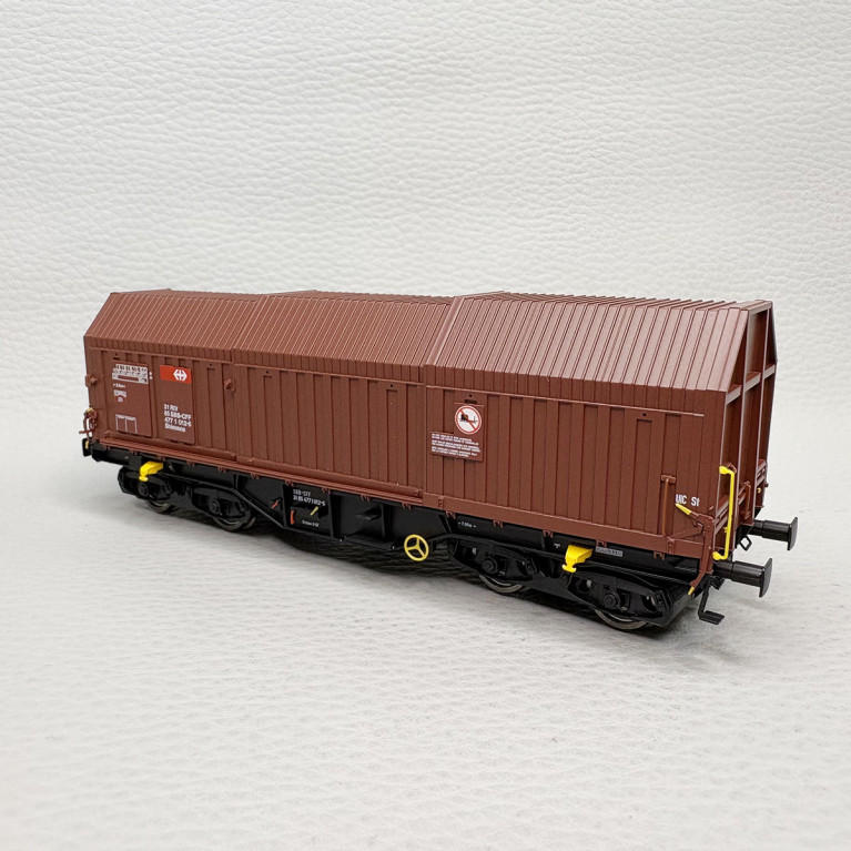 Wagon à toit télescopique type Shimmns 708, SBB - BRAWA 51015