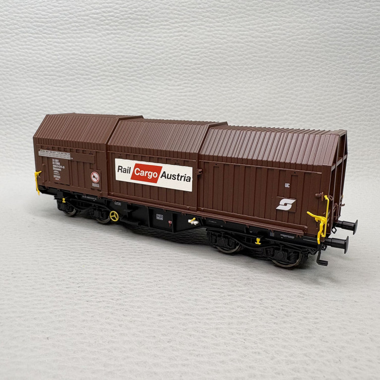 Wagon à toit télescopique type Shimmns 708, "Rail Cargo Austria", ÖBB - BRAWA 51012
