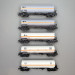 5 wagons citernes transport de gaz sous pression, VTG / EVA - MARKLIN 48480