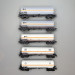 5 wagons citernes transport de gaz sous pression, VTG / EVA - MARKLIN 48480