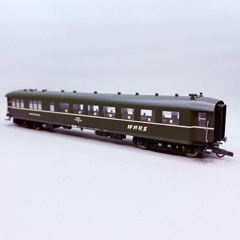 Voiture restaurant type Jhx, (ex  DRG), "WARS", train express, PKP - ROCO 6200125