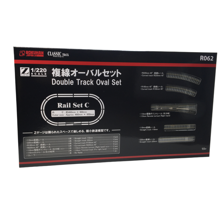 Piste ovale, set de rails double voie, set C - ROKUHAN R062 - Z 1/220