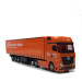 Mercedes Benz, Actros Gigaspace, semi-remorque à bâches, Gebrüder Weiss, orange - HERPA 066891 - N 1/160