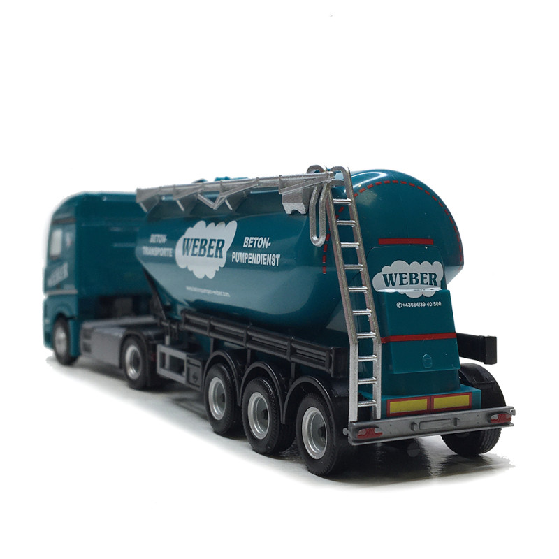 Mercedes Benz, Actros '18 streamspace, semi-remorque, Weber Betonpumpen, autriche - HERPA 320351 - HO 1/87