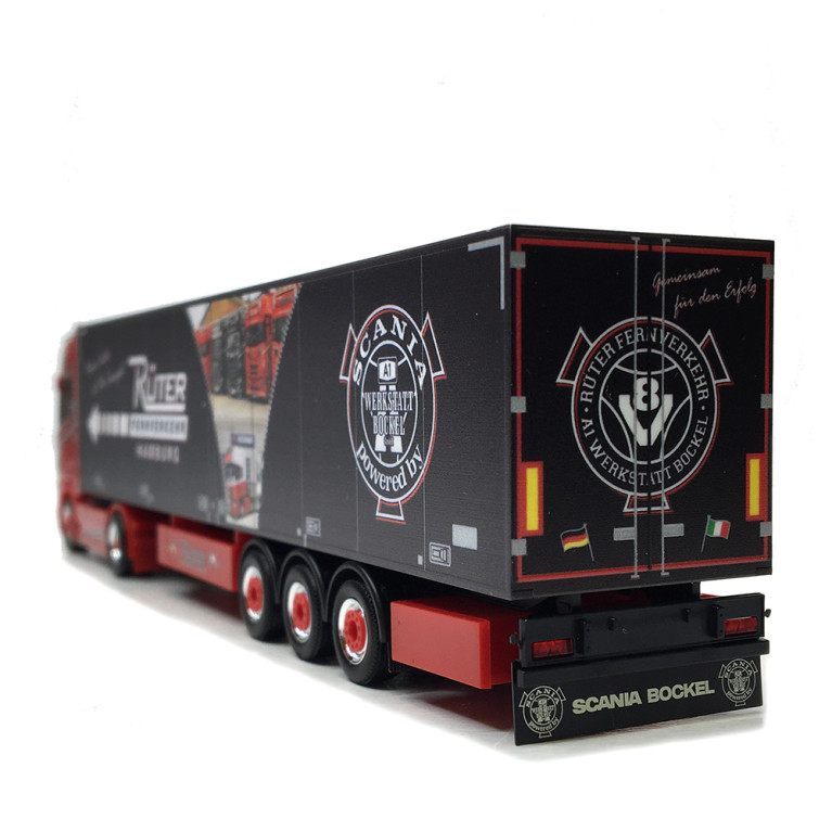 Scania, CS 20 HD, semi-remorque frigorifique, Rüter Fernverkehr - HERPA 320689 - HO 1/87