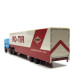 Roman Diesel, semi-remorque, jumbo fourgon, RO-TIR, Roumanie - HERPA 320696 - HO 1/87
