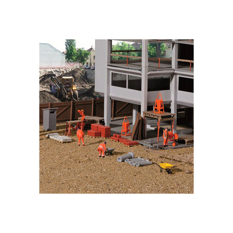 Accessoire de chantier, set de déco - KIBRI KIBRI - HO 1/87