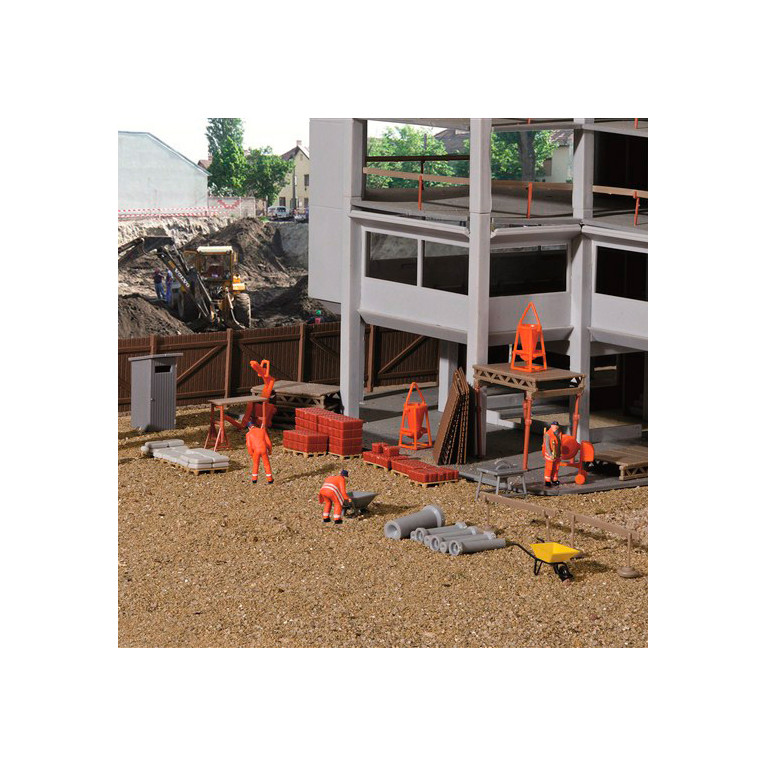 Accessoire de chantier, set de déco - KIBRI KIBRI - HO 1/87