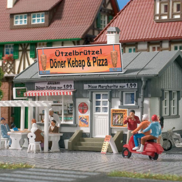 Présentoir à Döner kebab et pizza - VOLLMER 45151 - HO 1/87