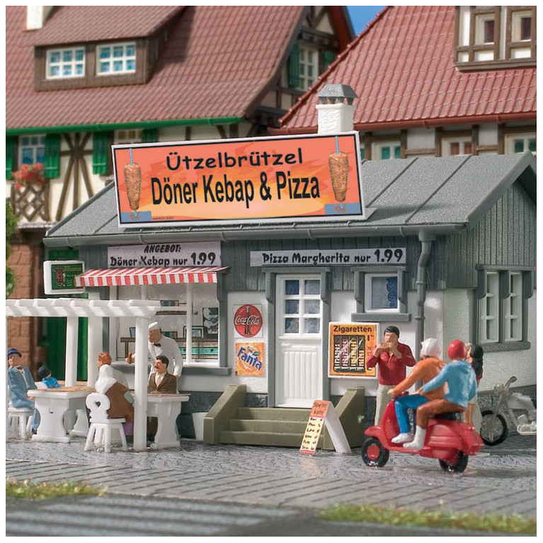 Présentoir à Döner kebab et pizza - VOLLMER 45151 - HO 1/87