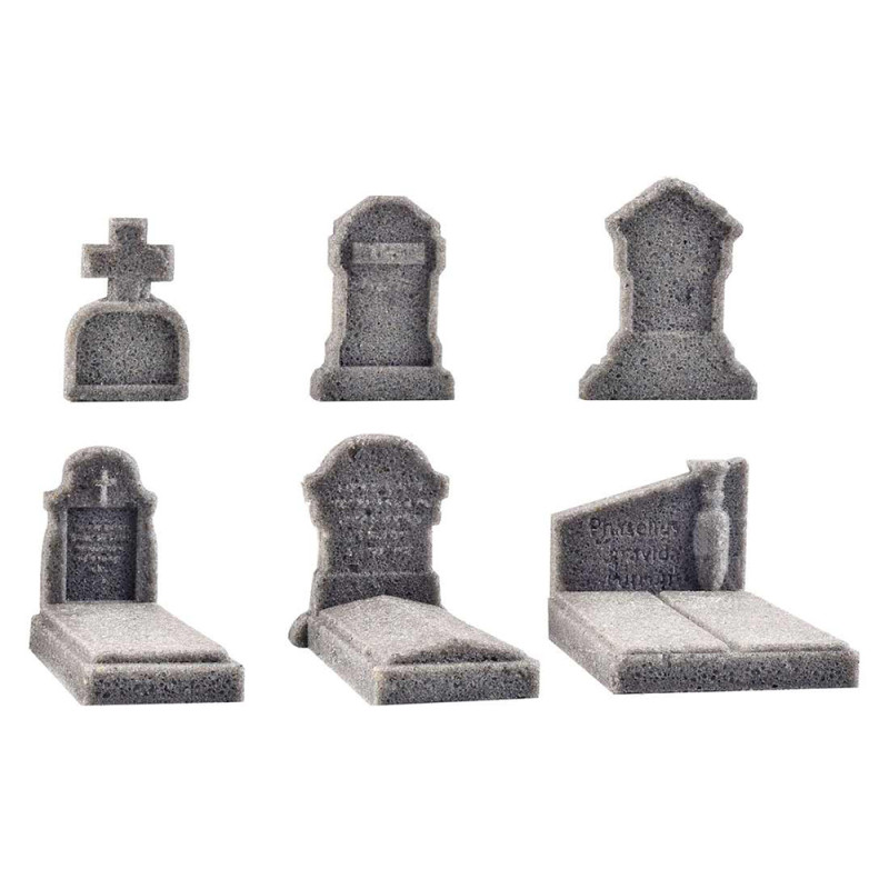 Tombe décorative, 6 pièces - VOLLMER 48282 - HO 1/87