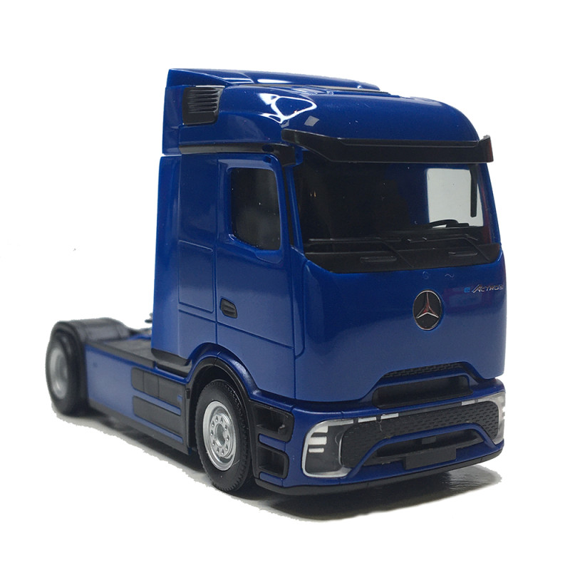 Mercedes Benz, eActros 600 ProCabin Streamspace, 2 essieux, bleu  - HERPA 318204-003 - HO 1/87
