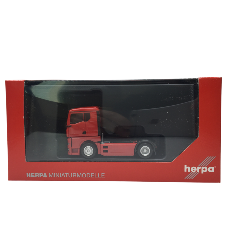 MAN TGX GN, tracteur porteur, 2 essieux, rouge  - HERPA 320542 - HO 1/87