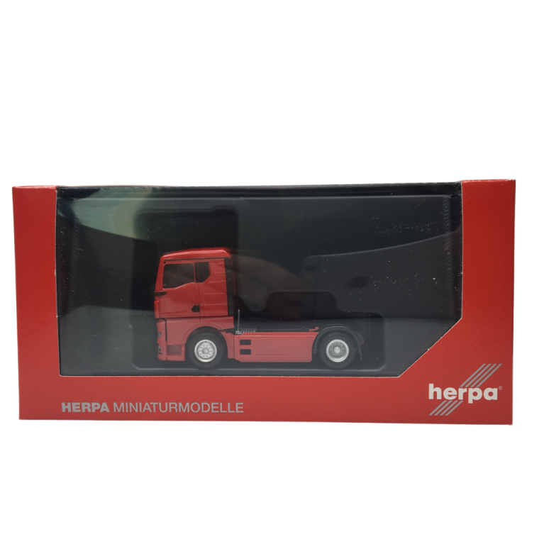MAN TGX GN, tracteur porteur, 2 essieux, rouge  - HERPA 320542 - HO 1/87