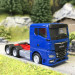 MAN TGX GN, tracteur porteur, 3 essieux, bleu - HERPA 320566 - HO 1/87