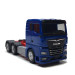 MAN TGX GN, tracteur porteur, 3 essieux, bleu - HERPA 320566 - HO 1/87