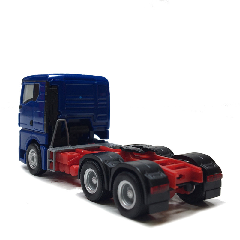 MAN TGX GN, tracteur porteur, 3 essieux, bleu - HERPA 320566 - HO 1/87