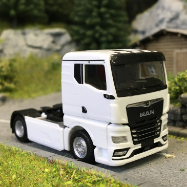 MAN TGX GN, tracteur porteur, 2 essieux, blanc - HERPA 320535 - HO 1/87
