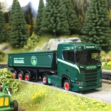 Scania, CS 20 ND, semi-remorque benne, Latussek - HERPA 320337 - HO 1/87
