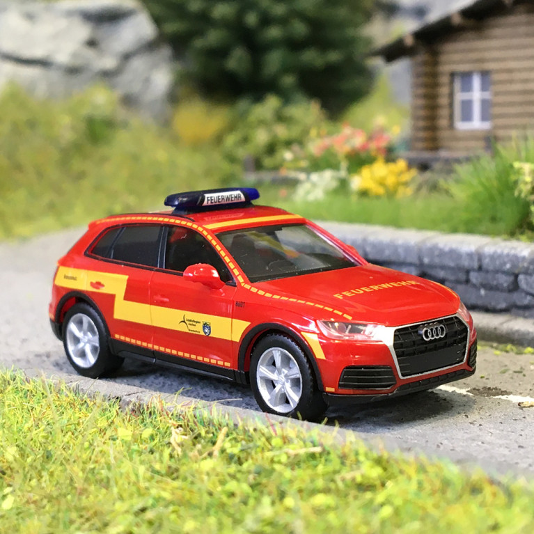 Audi Q5, protection incendie, région urbaine, d'Aix-la-Chapelle - HERPA 098922 - HO 1/87