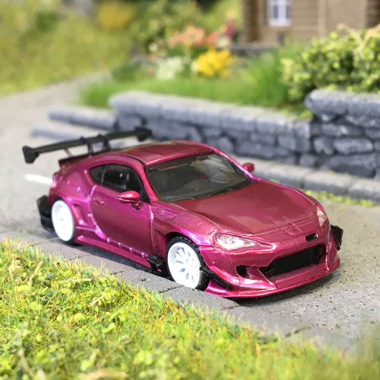MicroCity, Toyota GT86, rose, 2012 - HERPA 87MC000070 - HO 1/87