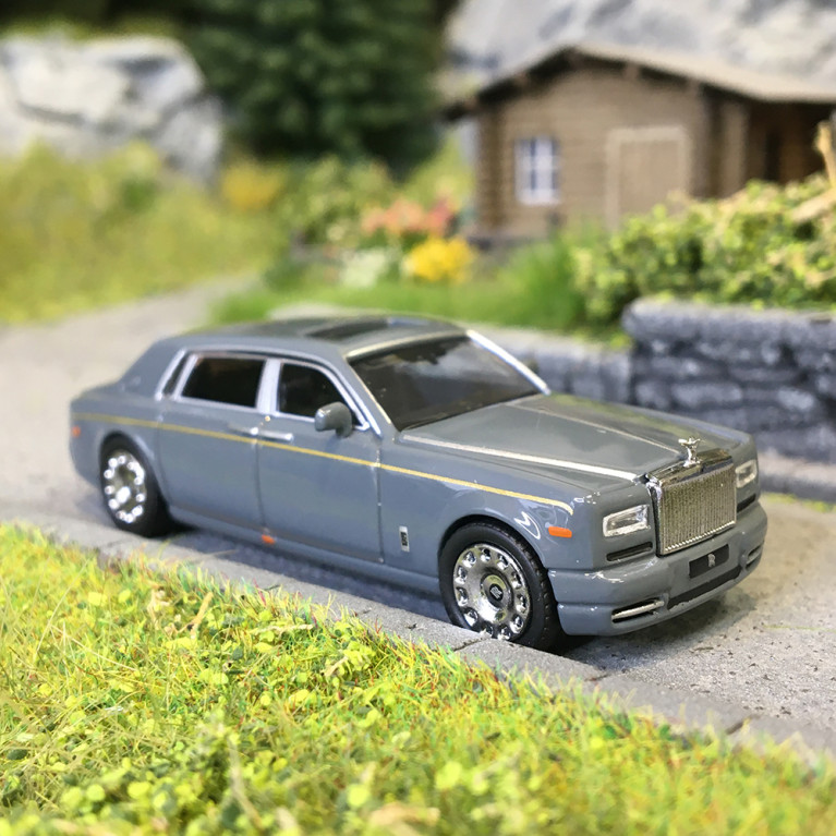 MicroCity, Rolls Royce Phantom, gris - HERPA 87MC000067 - HO 1/87