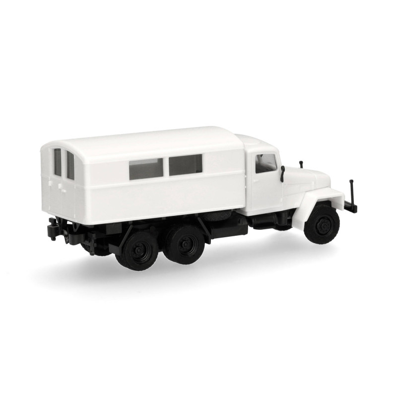 Minikit, IFA G5, camionnette, 3 essieux, blanc - HERPA 014199 - HO 1/87