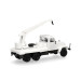 Minikit, IFA G5, camion-grue, 3 essieux, blanc - HERPA 014205 - HO 1/87