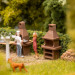 2 barbecues de jardin - Faller 180015- HO 1/87