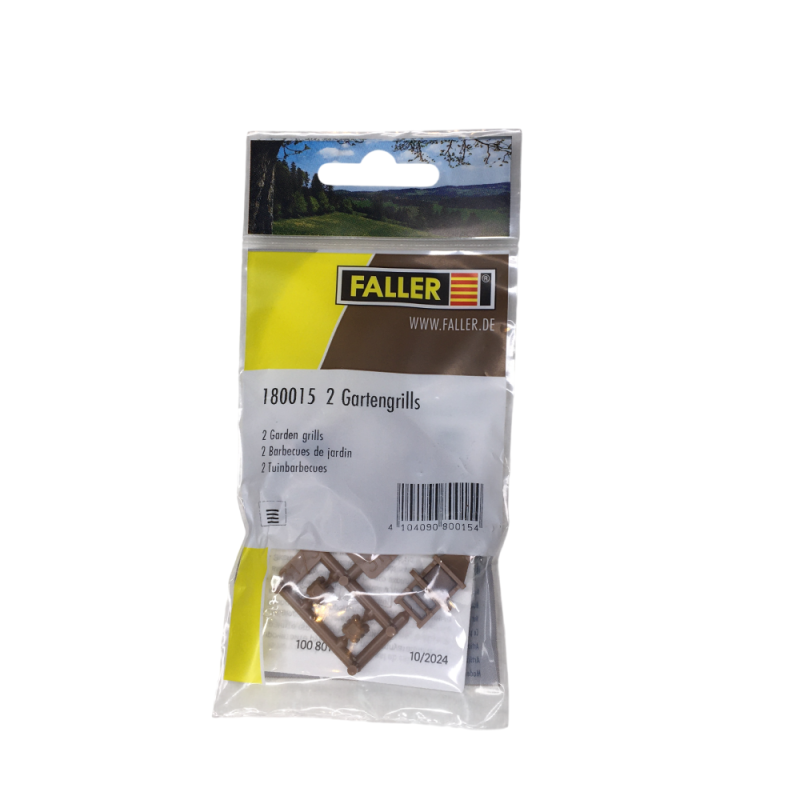 2 barbecues de jardin - Faller 180015- HO 1/87