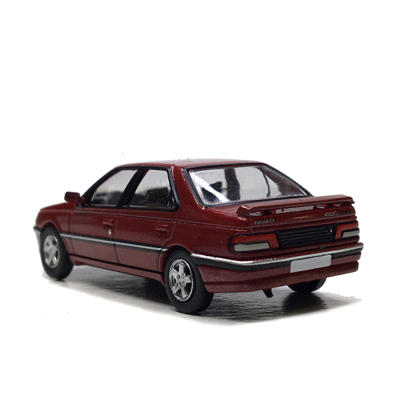 Peugeot 405, berline MI16 phase 1, rouge Lucifer, 1987 - SAI 6389 - HO 1/82