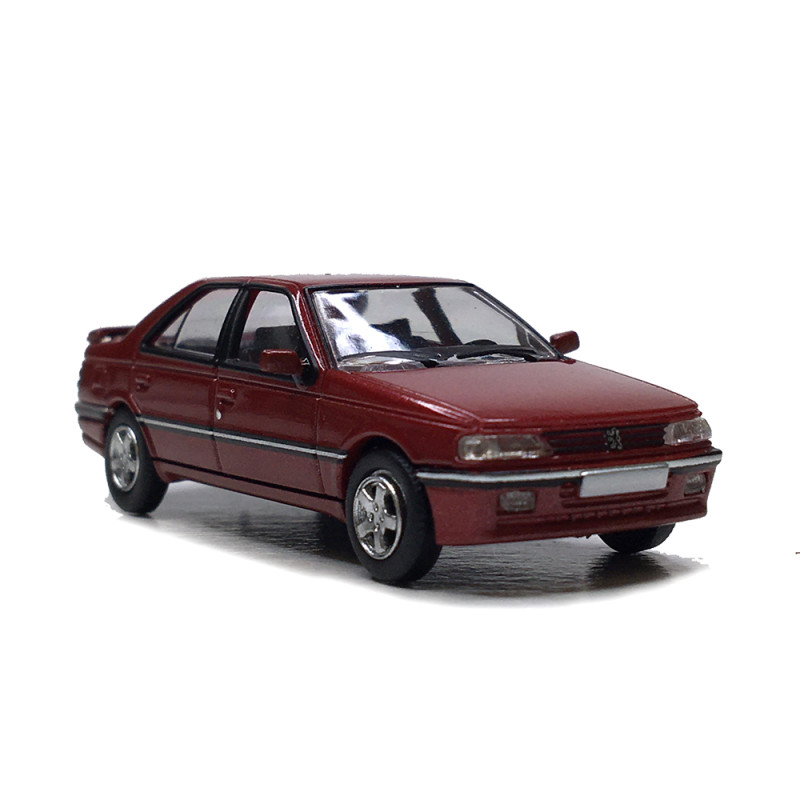 Peugeot 405, berline MI16 phase 1, rouge Lucifer, 1987 - SAI 6389 - HO 1/82