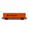 Wagon porte conteneurs Cargo DB Hapag-Lloyd epV -HO-1/87-PIKO 57700