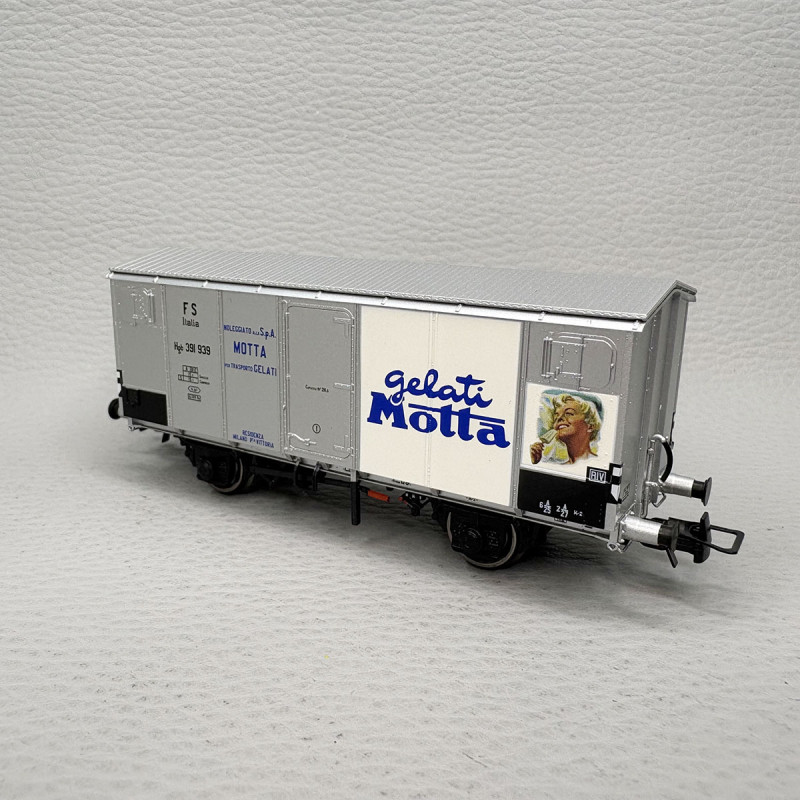 Wagon couvert réfrigéré de type Hgb, "Gelati Motta", FS - RIVAROSSI HR6711